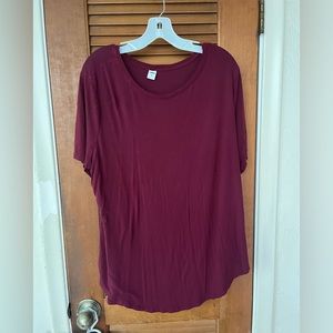 Burgundy XXL T-shirt